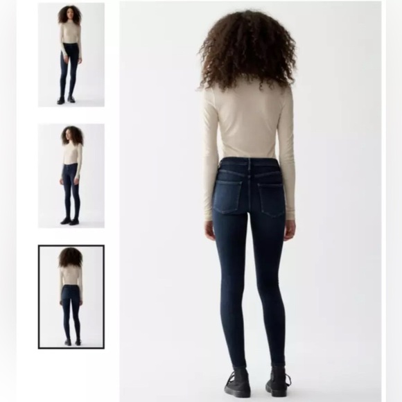 AGOLDE High Rise Dark Wash
Womens Skinny Jeans Size 26 Style A003-
1044. - Picture 2 of 12